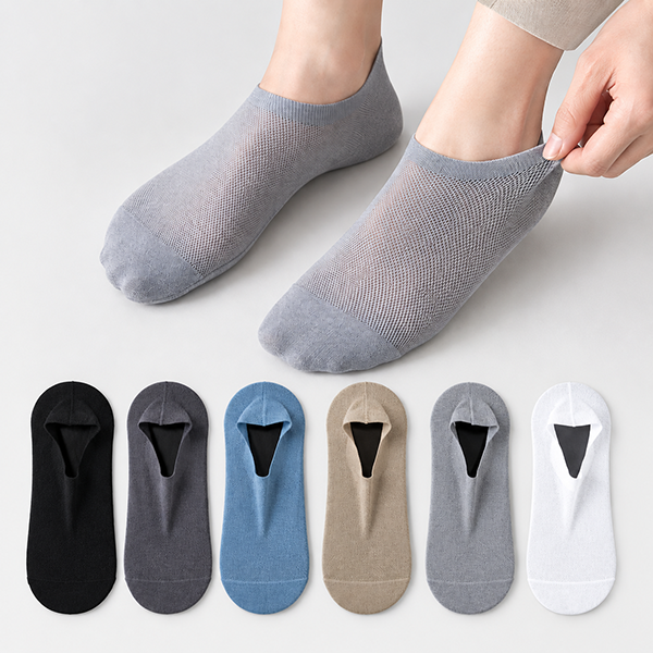 Anti Odor Summer Ice Silk Socks (6 Pair)