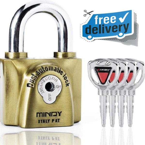 Mindy Dust Automatic Italy Pad Lock