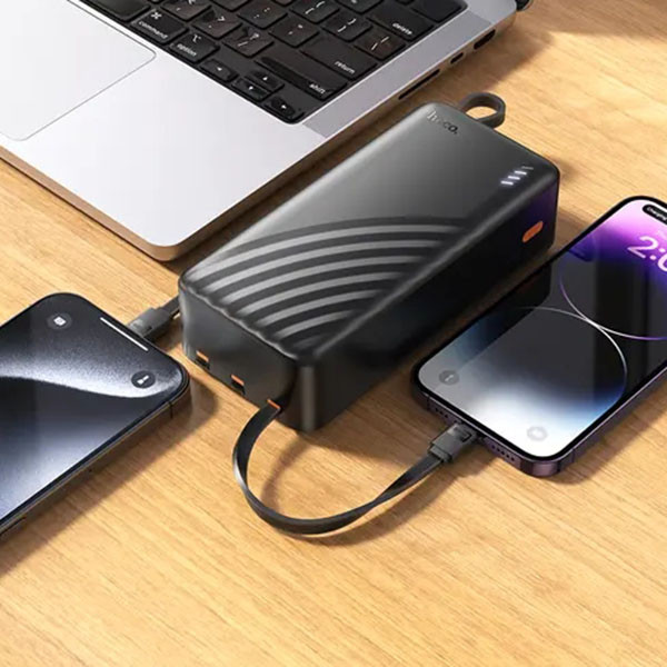 Hoco J146B Night Tide Power Bank with 4 Cables
