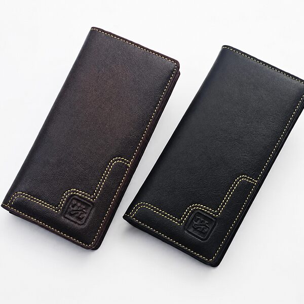 Premium Genuine Leather Long Wallet