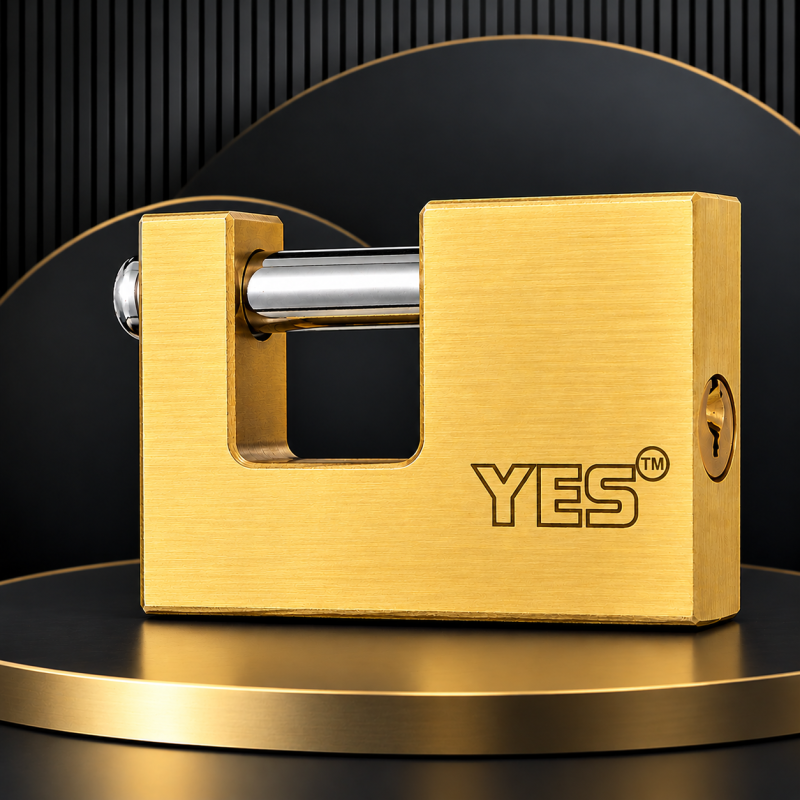 Heavy Duty Shutter Brass Pad Lock