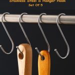 Stainless Steel S Hanger Hook (Set Of 5)
