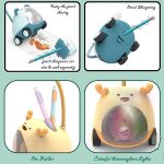 Car Design Pen Holder Desk Lamp - Image 2