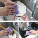 Kitchen Cleaning Sponge Brush (4 Pcs)
