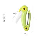 2 in 1 Folding Fruit Knife & Peeler - Image 5