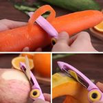 2 in 1 Folding Fruit Knife & Peeler - Image 2