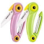 2 in 1 Folding Fruit Knife & Peeler - Image 3