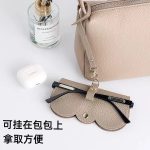 PU Leather Travel Glasses Pouch - Image 2