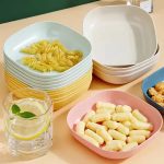 10 PCS Kitchen Plate set With Holder - Image 5