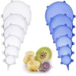 6pcs Reusable Silicone Food Cover - Image 2
