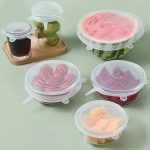 6pcs Reusable Silicone Food Cover - Image 7