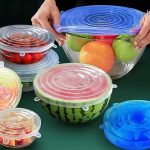 6pcs Reusable Silicone Food Cover