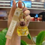 Liquid Floating Cartoon Bear Key Ring - Image 6