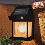 Solar Sensor Warm LED Lamp