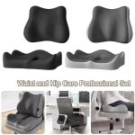 High Density Memory Foam Seat Cushion with Back Support - Image 2