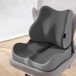 High Density Memory Foam Seat Cushion with Back Support