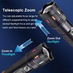 High Power Rechargeable Torch Light With Power Bank - Image 2