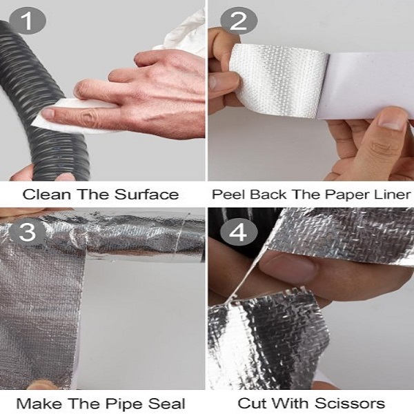 Water & Heatproof Aluminum Foil Tape (5) Water & Heatproof Aluminum Foil Tape - Image 5
