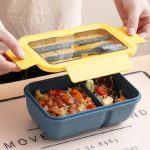 850 ML Lunch Box With Spoon & Chopsticks - Image 3