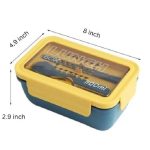 850 ML Lunch Box With Spoon & Chopsticks - Image 5