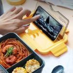 850 ML Lunch Box With Spoon & Chopsticks - Image 2