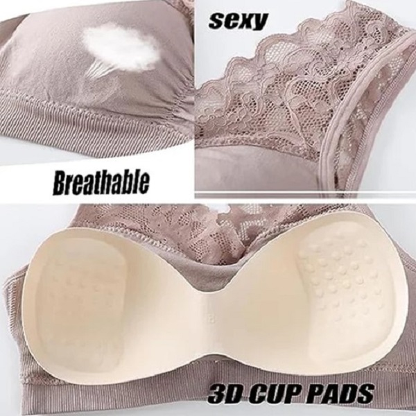 Anti Sagging Lace Straps Sports Bra (6) Anti Sagging Lace Straps Sports Bra - Image 5