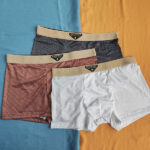 Woven Texture Men Ice Silk Boxer