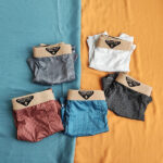 Woven Texture Men Ice Silk Boxer - Image 4