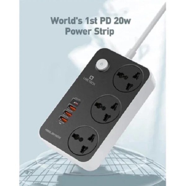Maxline Multi Port Fast Charging Multiplug (1) Maxline Multi Port Fast Charging Multiplug - Image 3