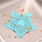 Star Shape Silicon Drain Strainer