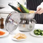 3 PCS Stainless Steel Multi-Purpose Basin Set - Image 6