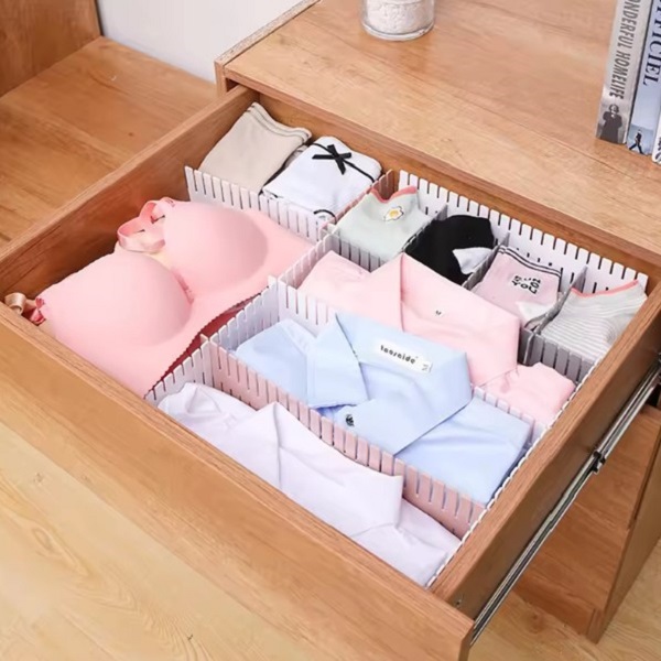 Adjustable Plastic Drawer Organizer