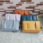 High Grade PU Leather Dual Belt Classic Handbag