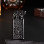 Dual Fire Luxury Dragon Gas Lighter - Image 3
