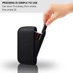 Leather Texture Smoking Case with Lighter - Image 4