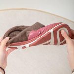 Premium PU Leather Winter Home Slipper - Image 3