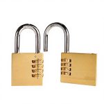 4 Digit Combination Brass Pad Lock - Image 4