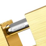 Heavy Duty 90mm Shutter Brass Pad Lock - Image 3