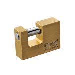 Heavy Duty 90mm Shutter Brass Pad Lock - Image 4