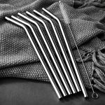 7 PCS Stainless Steel Straw & Soft Tube Cleaner