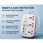 Maxline ML-904SF Smart Guard Fast Charging Multiplug - Image 2