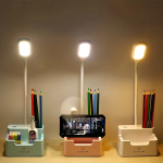 3 In 1 LED Desk Lamp with Phone Holder