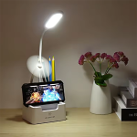 3 In 1 LED Desk Lamp with Phone Holder - Image 2