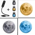 Mini USB LED Moon Night Lamp - Image 2