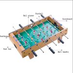 Mini Wooden Table Soccer Game - Image 5