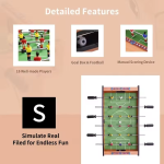 Mini Wooden Table Soccer Game - Image 4