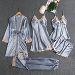 5pcs Premium Silk Women Sleepwear - Image 4