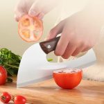 Mezzaluna Kitchen Chopper Knife